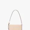 Dorian pocket bag in pale rose leather