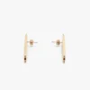 Dorian stud earrings in gold