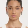 Dorian stud earrings in silver
