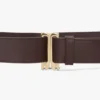 Dorian tuxedo belt in burgundy soft leather