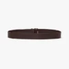 Dorian tuxedo belt in burgundy soft leather