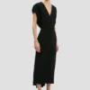 Edith midi dress in black