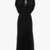 Edith midi dress in black