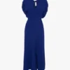 Edith midi dress in bright indigo