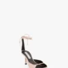 Eliza stiletto sandal 75 in pale rose leather
