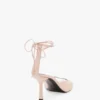 Eliza stiletto sandal 75 in pale rose leather