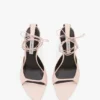 Eliza stiletto sandal 75 in pale rose leather