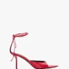 Eliza stiletto sandal 75 in red leather