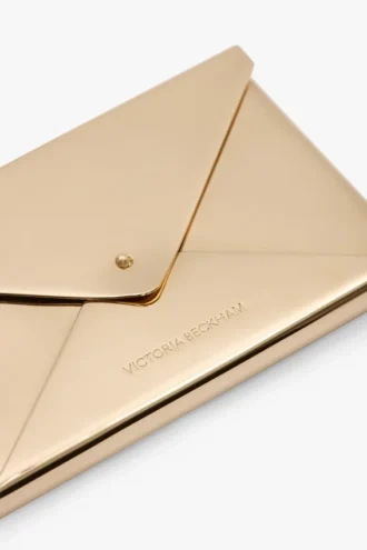 Envelope card holder in gold