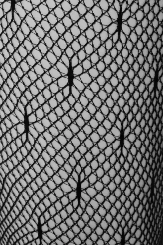 Fishnet tights in black