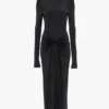 Frances midi dress in black