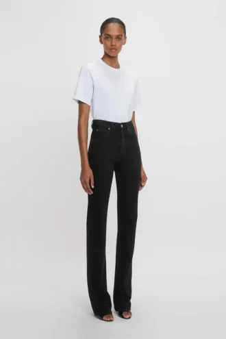 Julia stretch jean in washed black