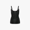Lace cami in black