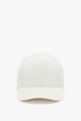 Logo cap in antique white