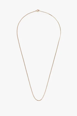 Long fine chain in gold