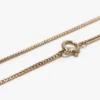 Long fine chain in gold