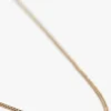 Long fine chain in gold