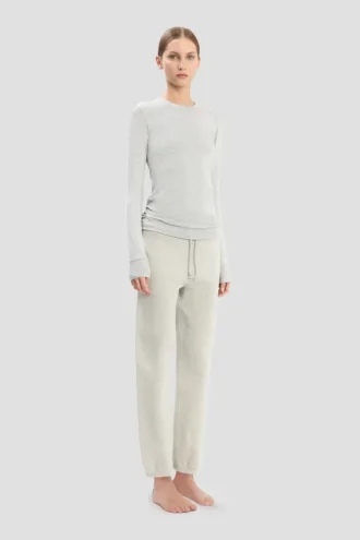 Long sleeve t-shirt in grey marl