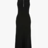 Mira midi dress in black