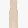 Mira midi dress in sandstone