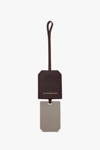 Mirror charm in burgundy