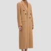 Overcoat in camel
