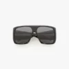 Oversized soft square acetate frame in black
