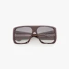 Oversized soft square acetate frame in burgundy