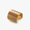 Perfume cuff in gold