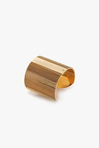 Perfume cuff in gold