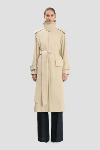 Philippa trench coat in beige