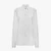 Pin tuck shirt in white