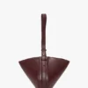 Portofino dia clutch in burgundy leather