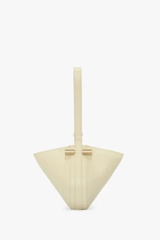 Portofino dia clutch in ivory leather