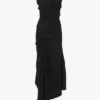 Posy midi dress in black