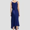 Posy midi dress in bright indigo
