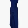 Posy midi dress in bright indigo