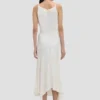 Posy midi dress in ivory