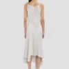 Posy midi dress in magnesium