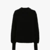 Relaxed fit jumper in black