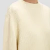 Relaxed fit jumper in ivory