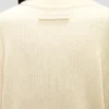 Relaxed fit jumper in ivory