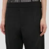 Sheer panel trouser in black