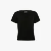 Shrunken fit t-shirt in black
