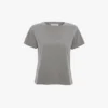 Shrunken fit t-shirt in grey marl