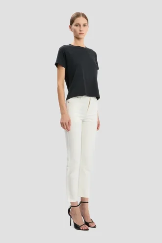 Shrunken fit t-shirt in navy