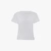 Shrunken fit t-shirt in white