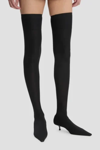 Sloane jersey boot 45 in black