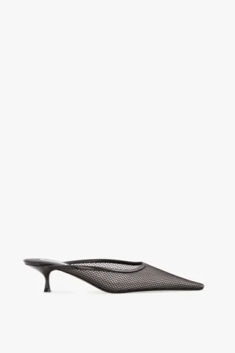 Sloane mule 45 in black mesh
