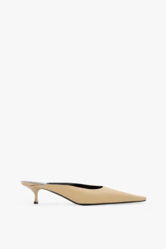 Sloane mule 45 in sand cotton